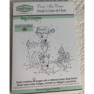 The Hobby House Daisy Mae Draws Magic of Christmas Coloring Book